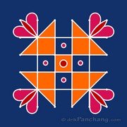 6x6 Dot Rangoli 10