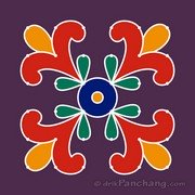 6x6 Dot Rangoli 15