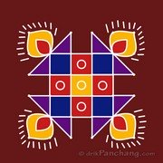6x6 Dot Rangoli 16