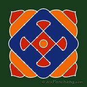 6x6 Dot Rangoli
