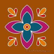 6x6 Dot Rangoli 5