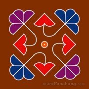 7x7 Dot Rangoli 1
