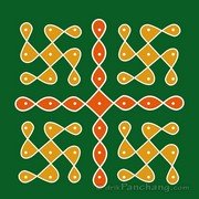 7x7 Dot Rangoli 10