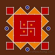 7x7 Dot Rangoli 14