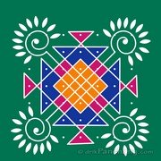 7x7 Dot Rangoli 16