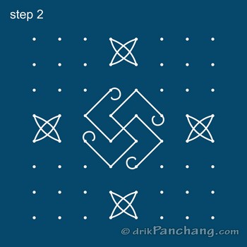 8x8 Dot Rangoli | 8x8 Dot Rangoli Design | 8x8 Dot Rangoli Designs ...