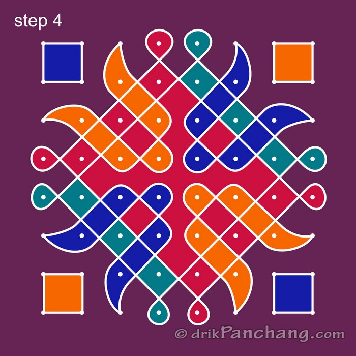 8x8 Dot Rangoli 8x8 Dot Rangoli Design 8x8 Dot Rangoli Designs