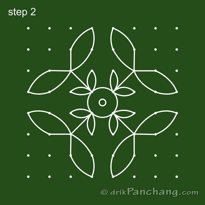 8x8 Dot Rangoli 8x8 Dot Rangoli Design 8x8 Dot Rangoli Designs