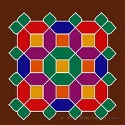 8x8 Dot Rangoli 12