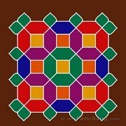 8x8 Dot Rangoli 12