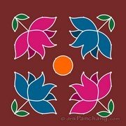 8x8 Dot Rangoli 13