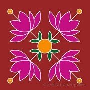 8x8 Dot Rangoli 14