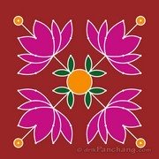 8x8 Dot Rangoli 14