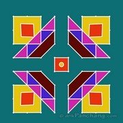 8x8 Dot Rangoli 20