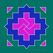 8x8 Dot Rangoli 7