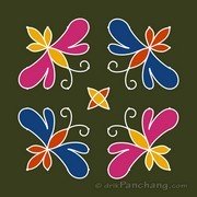 8x8 Dot Rangoli 9