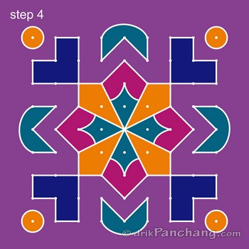 9x9 Dot Rangoli | 9x9 Dot Rangoli Design | 9x9 Dot Rangoli Designs ...