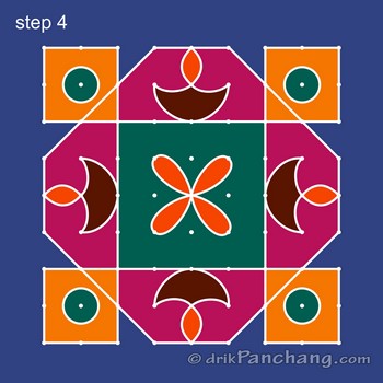 9x9 Dot Rangoli | 9x9 Dot Rangoli Design | 9x9 Dot Rangoli Designs ...