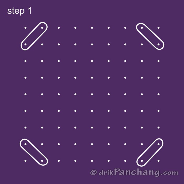 9x9 Dot Rangoli | 9x9 Dot Rangoli Design | 9x9 Dot Rangoli Designs ...