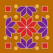 9x9 Dot Rangoli 1