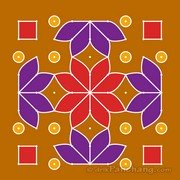 9x9 Dot Rangoli 1