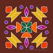 9x9 Dot Rangoli 3