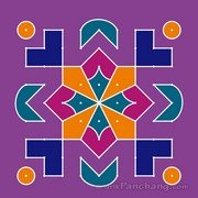9x9 Dot Rangoli 6