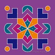 9x9 Dot Rangoli 6