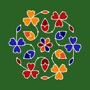 Dot Rangoli 11