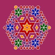 Dot Rangoli 16