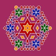 Dot Rangoli 16