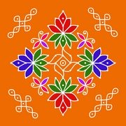 Dot Rangoli 17
