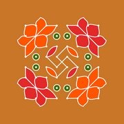 Dot Rangoli 6
