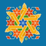 Dot Rangoli 7
