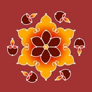 Dot Rangoli 8