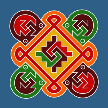 Dot Rangoli Designs | Dot Kolam Designs | Dot Muggu Designs | Dot ...