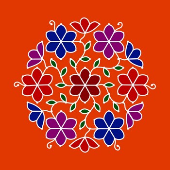Dot Rangoli Designs | Dot Kolam Designs | Dot Muggu Designs | Dot ...