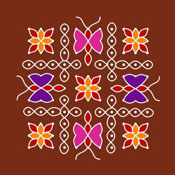 Dot Rangoli Designs | Dot Kolam Designs | Dot Muggu Designs | Dot ...