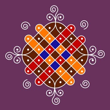 Dot Rangoli Designs | Dot Kolam Designs | Dot Muggu Designs | Dot ...