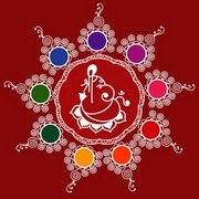 Ganesha Rangoli 14