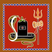 Shiva Rangoli 10