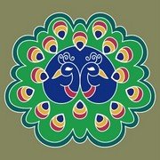 Peacock Rangoli 11