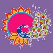 Peacock Rangoli 9