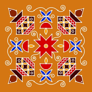 Sankranti Rangoli | Pongal Rangoli Design | Sankranti Designs - Pongal