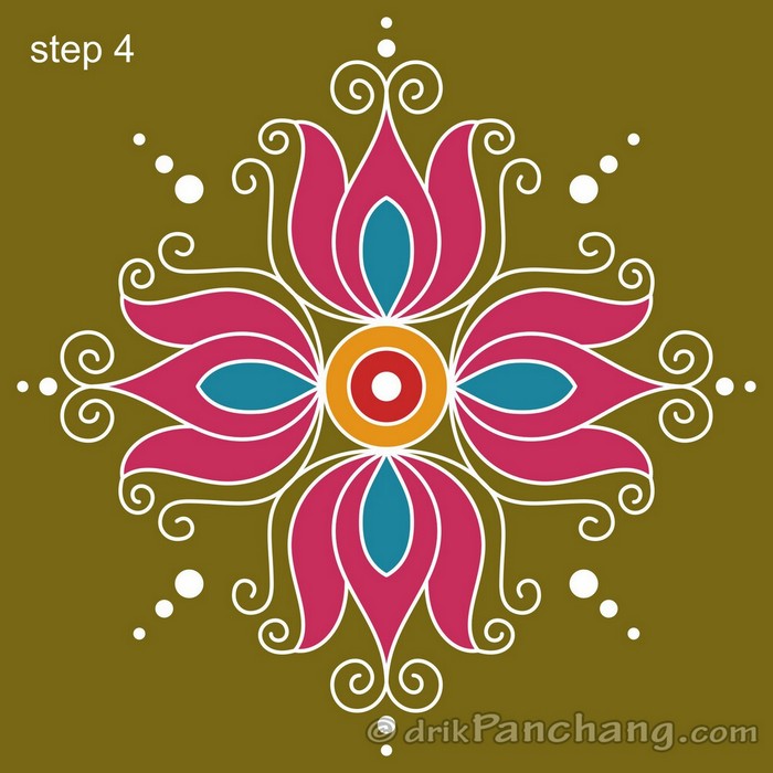 Simple Rangoli Design | Rangoli Designs - Simple Rangoli 11