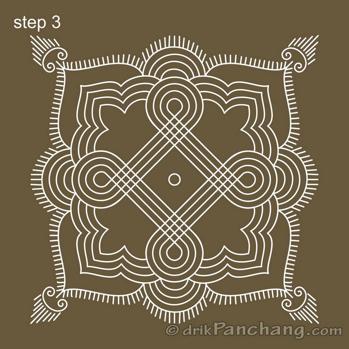 Simple Rangoli Design | Rangoli Designs - Simple Rangoli 13