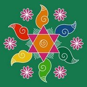 Simple Rangoli