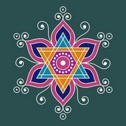 Simple Rangoli 9