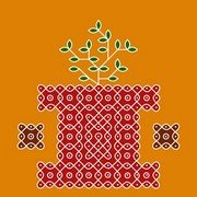 Tulasi Rangoli 4