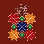 Tulasi Rangoli 8